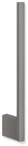 HEWI support rech. papier wc ,2 rouleau, poudre, gris foncé mat