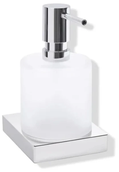 HEWI distributeur d.savon av. support, chromé