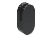 HEWI patte de fixation pour miroir noir foncé