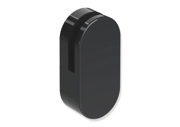 HEWI patte de fixation pour miroir noir foncé