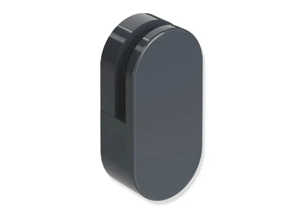 HEWI patte de fixation pour miroir gris anthracite
