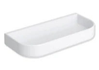 HEWI tablette avec deux trous d'écoulement,amovible,blanc de sécurité
