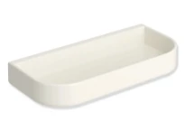 Hewi 477 tablette avec deux trous d'écoulement, amovible, blanc pur