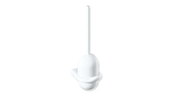 HEWI ensemble brosse wc ,edition mat blanc de sécurité
