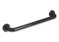 HEWI porte-serviette ,A=457mm,avec fixation de rosace, noir foncé