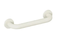 HEWI poignée de baignoire ,A=300,av. fix. rosace, ed. mat, blanc pur