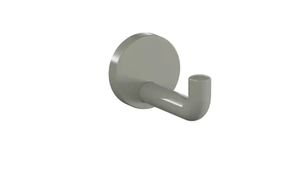 HEWI crochet individuel ,ø70mm,avec fixation de rosace, gris souris