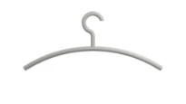 HEWI cintre ,ø15mm,crochet fix,s`adapte aux tubes 33 et 40mm, gris souris