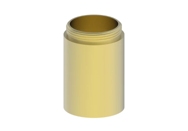 Procasa Vivo verhoogstuk wastafelmengkraan 45 mm - Brushed Gold PVD - goud mat PVD