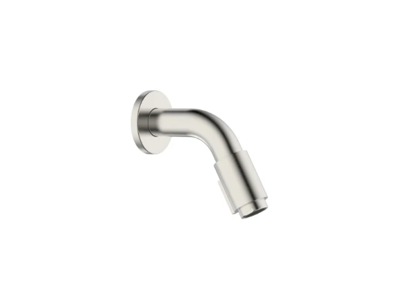 Procasa Vivo koudwaterkraan 110 mm - wandmodel - Brushed Nickel PVD - geborsteld mat PVD