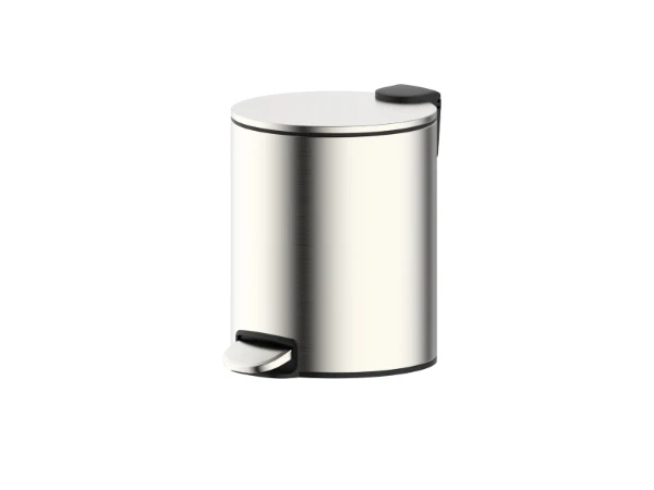 Procasa Vivo afvalemmer met pedaal 205 mm - Brushed Nickel PVD - geborsteld mat PVD