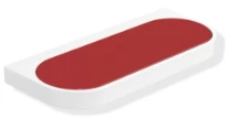 HEWI tablette de rangement rouge rubis