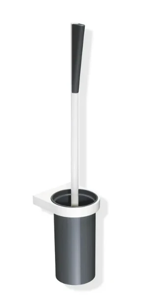 HEWI ensemble brosse wc ,insert, poignée coloré, gris anthracite