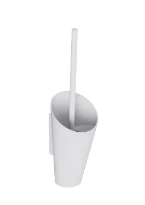 HEWI ensemble brosse wc ,edition mat blanc de sécurité