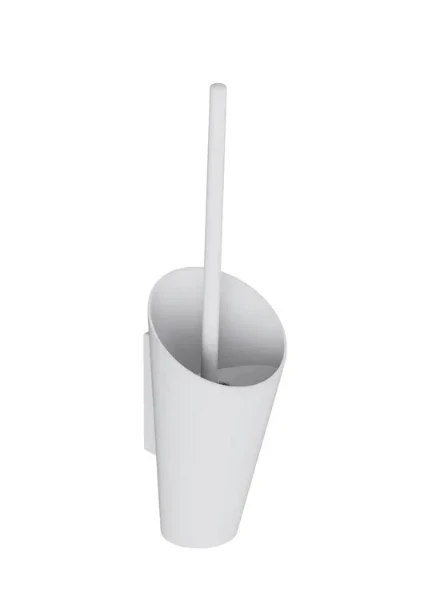 HEWI ensemble brosse wc ,edition mat blanc de sécurité
