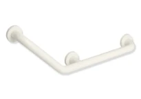 Hewi 801 L-barre main.coudée ,135° (45°barr. coudée),BM211.3,L-vrs, blanc pur