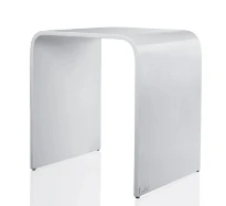 Huppe Acces siège de douche taille M 250 x 350 x 400 mm - blanc mat