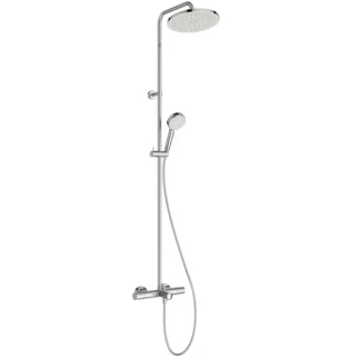 Ideal Standard CeraTherm T25 New système de bain - Idealrain douchette - pomme de tête rond 260 mm - chrome