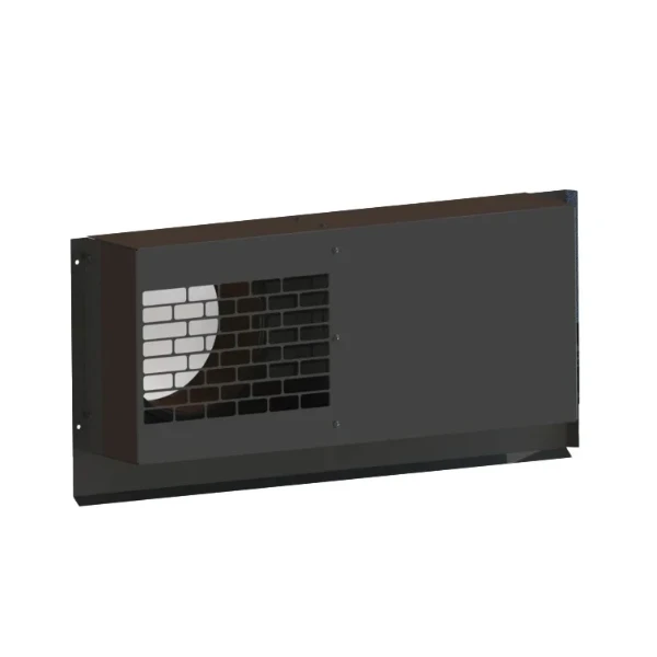 Vasco WTW grille combi 125/160 mm - aluminium - noire