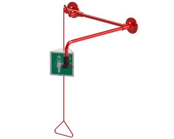 DOUCHE DE SECURITE BROEN 1-tete commande par tige de traction