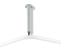 HEWI supp.fixé plafond ,A=85- 299mm, BM214, modèle spécial, blanc pur