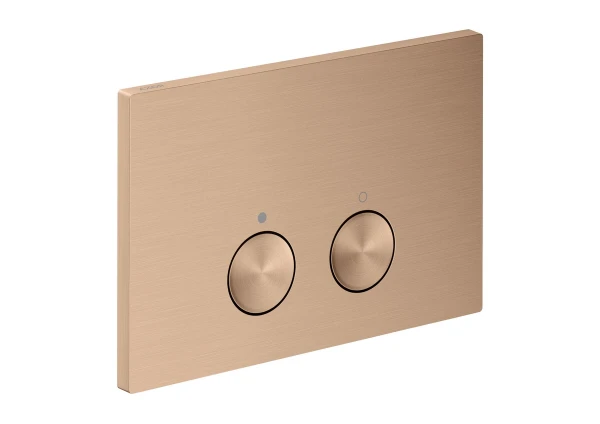 Axor FlushPlate bedieningsplaat -systeem Geberit - Brushed Red Gold