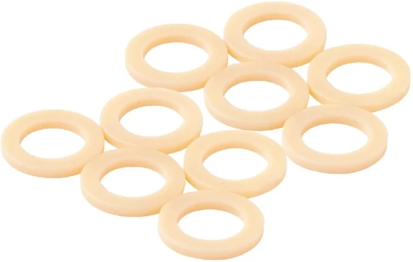 DBJ TPE rubber wartel dichting 1/2 - 11 x 18 x 1,5 mm (zak 10st) - opaal - prijs per set