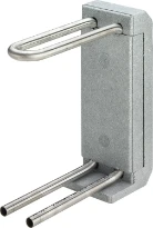 Viega Sanpress Inox radiatoraansluitbocht met isolatie met isolatie 15 x 185 mm - asafstand 50 mm