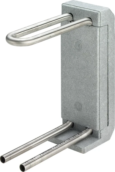 Viega Sanpress Inox radiatoraansluitbocht met isolatie met isolatie 15 x 185 mm - asafstand 50 mm