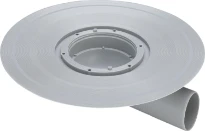 Viega Advantix terrasafvoer basiselement met flens horizontale afvoer 50 mm