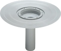 Viega Advantix terrasafvoer basiselement met flens verticale afvoer 50 mm