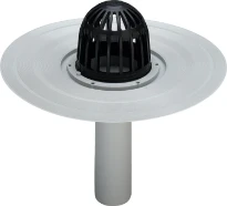 Viega Advantix terrasafvoer met bladvanger verticale afvoer 50 mm