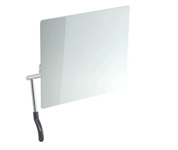 HEWI miroir inclinable ,levier gauche, LifeSystem, gris anthracite