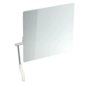 HEWI miroir inclinable ,levier gauche, LifeSystem, blanc pur