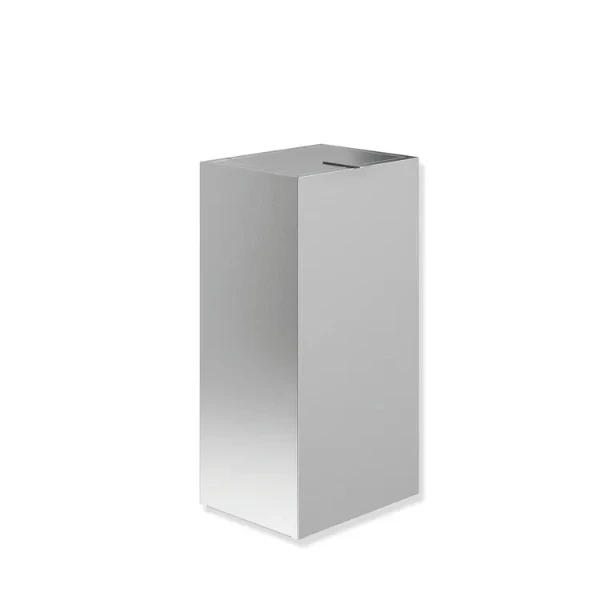 HEWI papierafvalemmer 25L met deksel, rvs