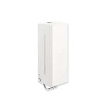 HEWI zeepdispenser, manueel,gepoedercoat mat wit