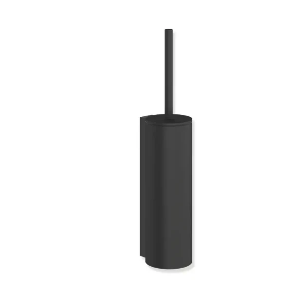 Hewi 900 ensemble brosse WC ,revêtu p.poudre noir mat