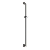 HEWI barre d.douche , Ø25,L=1100mm, poudre, gris foncé mat/chr