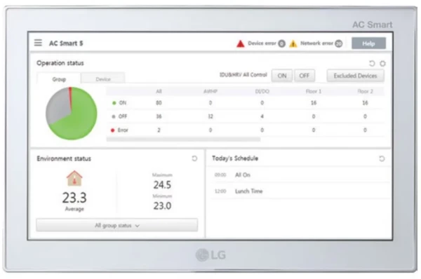 LG Airco AC SMART contrôle centralisé