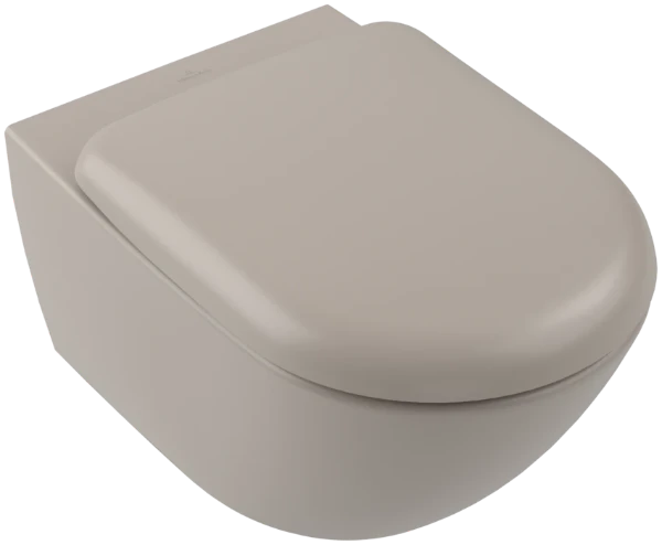 Villeroy & Boch Antao hangtoilet TwistFlush - Almond CeramicPlus - zonder spoelrand - B370xD560 mm
