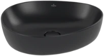 Villeroy & Boch Antao vasque à poser 510 x 400 mm - Pure Black CeramicPlus