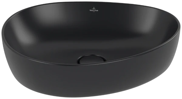 Villeroy & Boch Antao vasque à poser 510 x 400 mm - Pure Black CeramicPlus