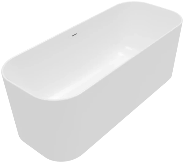 Villeroy & Boch Finion baignoire en îlot 1700 x 700 x 620 mm - Quaryl - Stone white