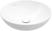 Villeroy & Boch Loop & Friends vasque à poser 380 x 380 x 130 mm - blanc - sans trou de robinetterie - avec trop-plein