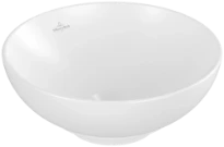 Villeroy & Boch Loop & Friends vasque à poser 380 x 380 x 120 mm - Stone White CeramicPlus - sans trou de robinetterie - sans trop-plein