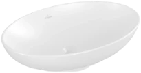 Villeroy & Boch Loop & Friends vasque à poser 560 x 380 x 120 mm - Stone White CeramicPlus - sans trou de robinetterie - avec trop-plein