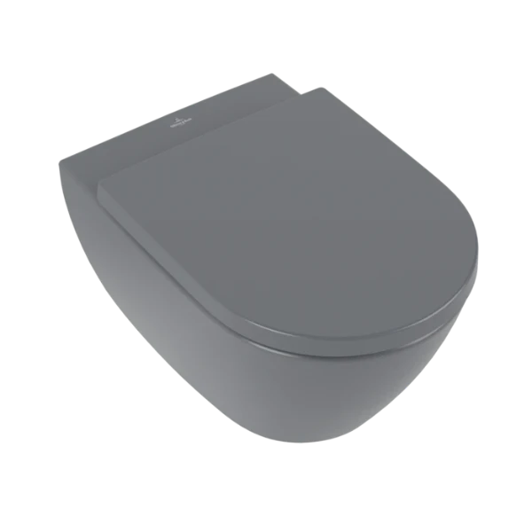 Villeroy & Boch Subway 2.0 WC suspendue DirectFlush - Grafiet CeramicPlus - sans rebord B370xD560mm