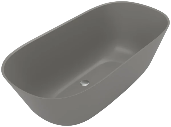 Villeroy & Boch Theano baignoire en îlot 1550 x 750 x 506 mm - Quaryl - grey
