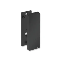 HEWI plaque d. mont. av.cache,barre relevables 900.., noir mat/noir mat
