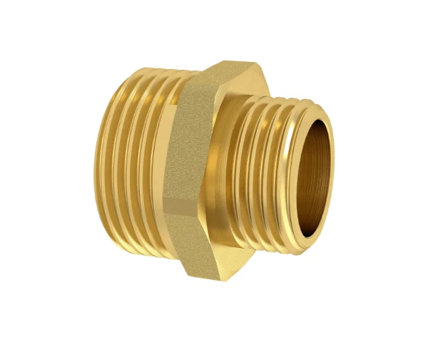 ProOne Brassline messing verloop nippel MM 6/4 x 5/4 (zak 5st) - prijs per stuk - enkel geschikt voor water